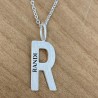 Scrouples R vedhæng sølv inkl. kæde