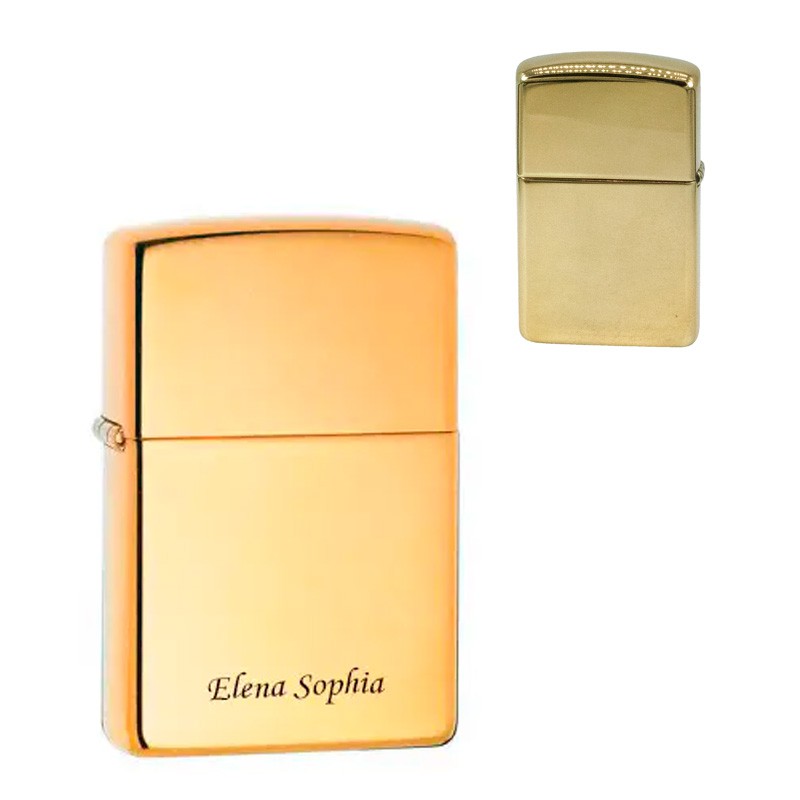 Zippo Lighter High Polish Brass
