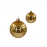 Julekugle med navn - Guld blank - 2. sortering