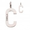 Scrouples C vedhæng sølv inkl. kæde