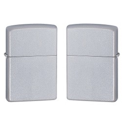 Zippo Lighter Satin Chrome