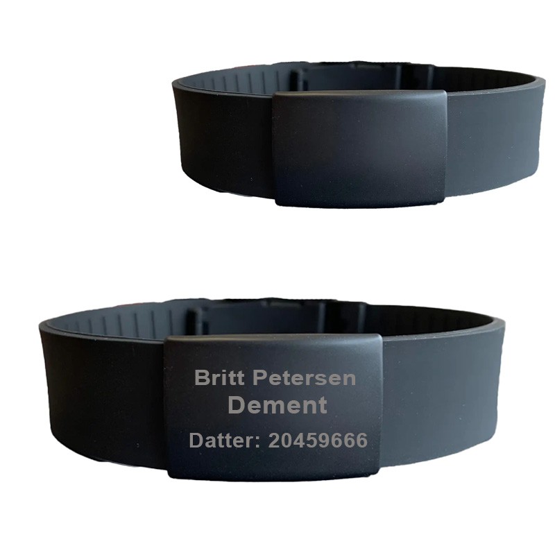 BeSafe ID sort inkl. sort plade